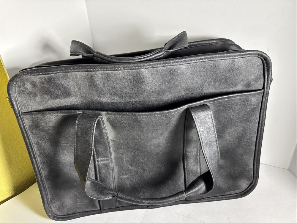 microsoft tote carry on sql server as shown very rare htf leather