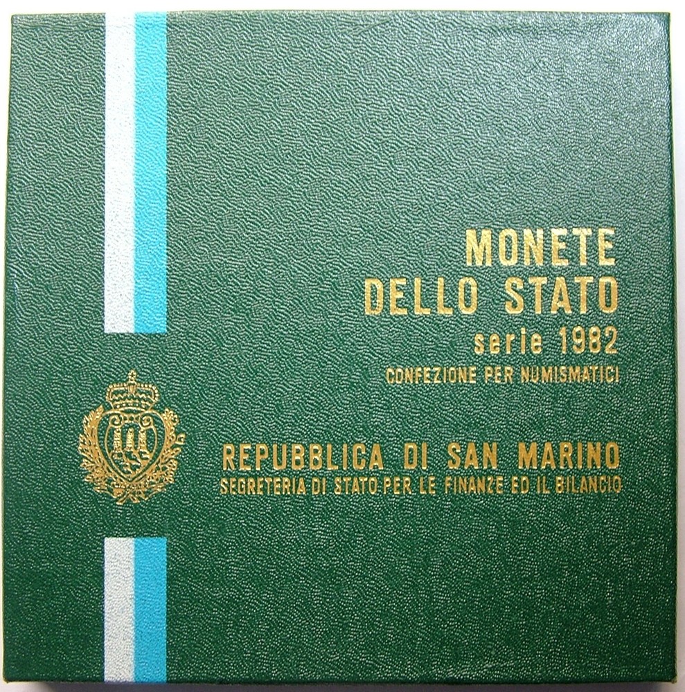 Set 1982 San Marino Box Genuine