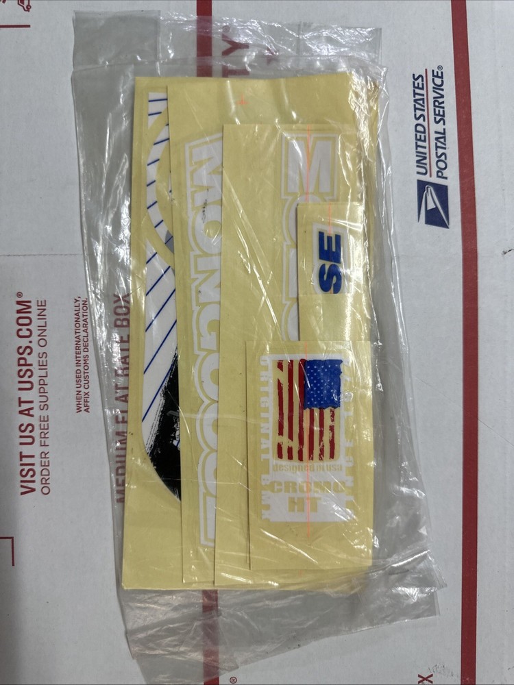 Old School Mongoose - Mischief Blue- Decal set