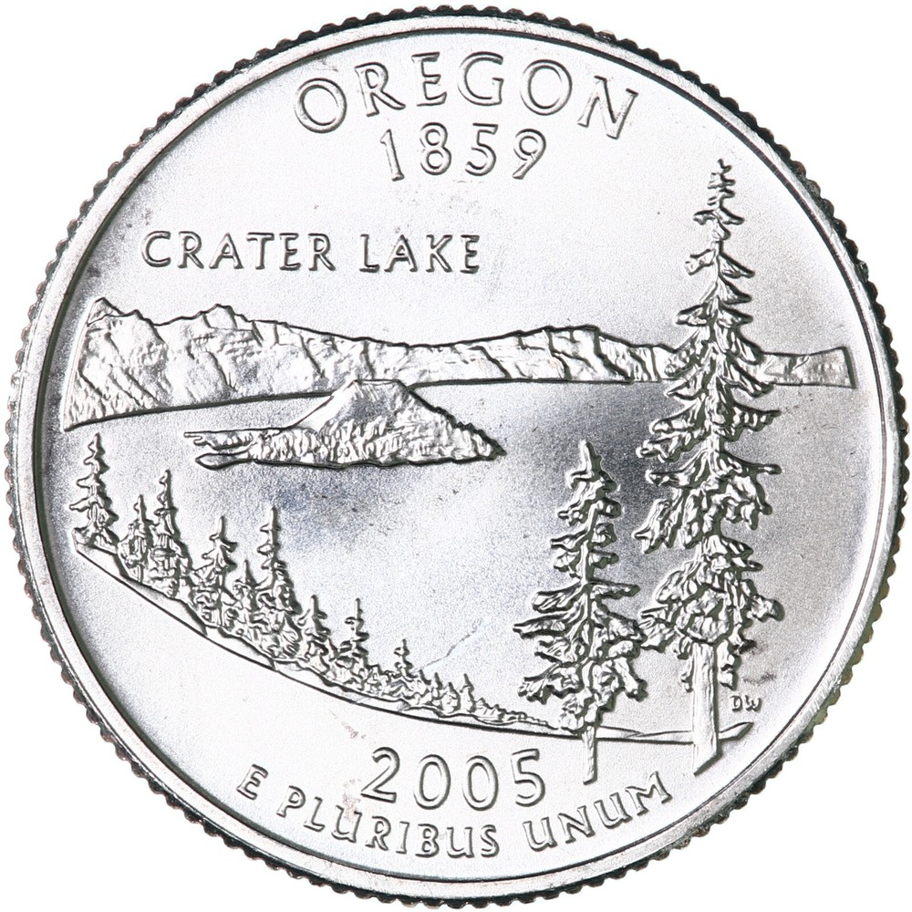 2005 P Oregon State Quarter Satin Finish
