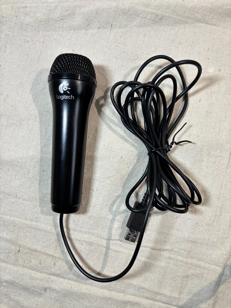 Logitech Microphone Handheld Wired Very Simple WORKS Watch Video