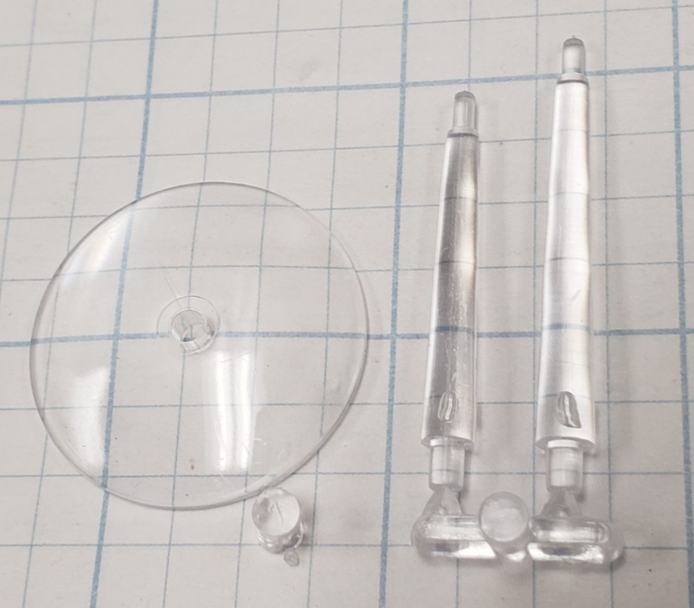 Warhammer 40k Tau Empire Bits Riptide Battlesuit Clear Flight Base 32mm