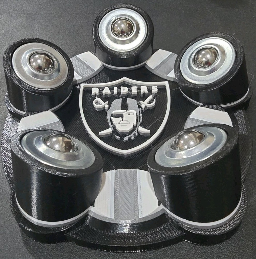 Bowling Ball Spinner - Custom - Raiders