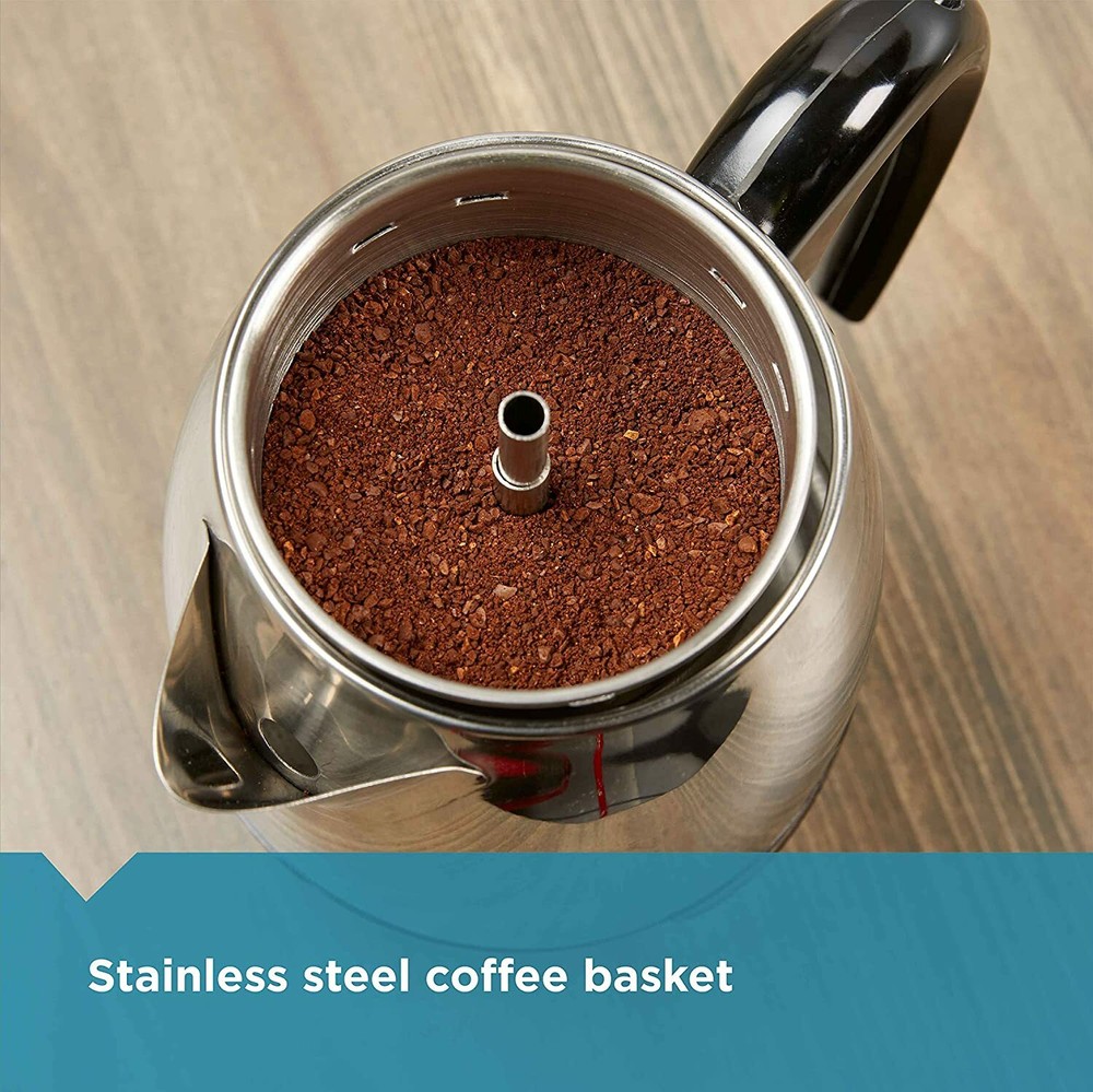 Farberware FCP240 2-4-Cup Percolator Stainless Steel