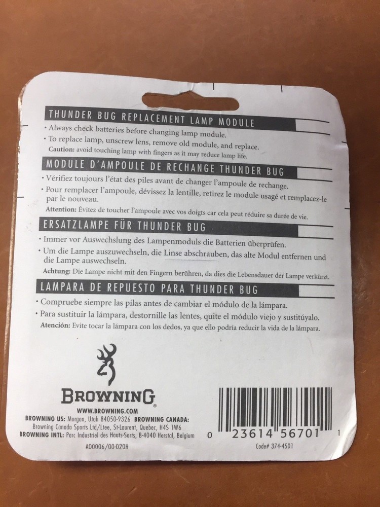 Browning Thunder Bug Lamp Replacement Module