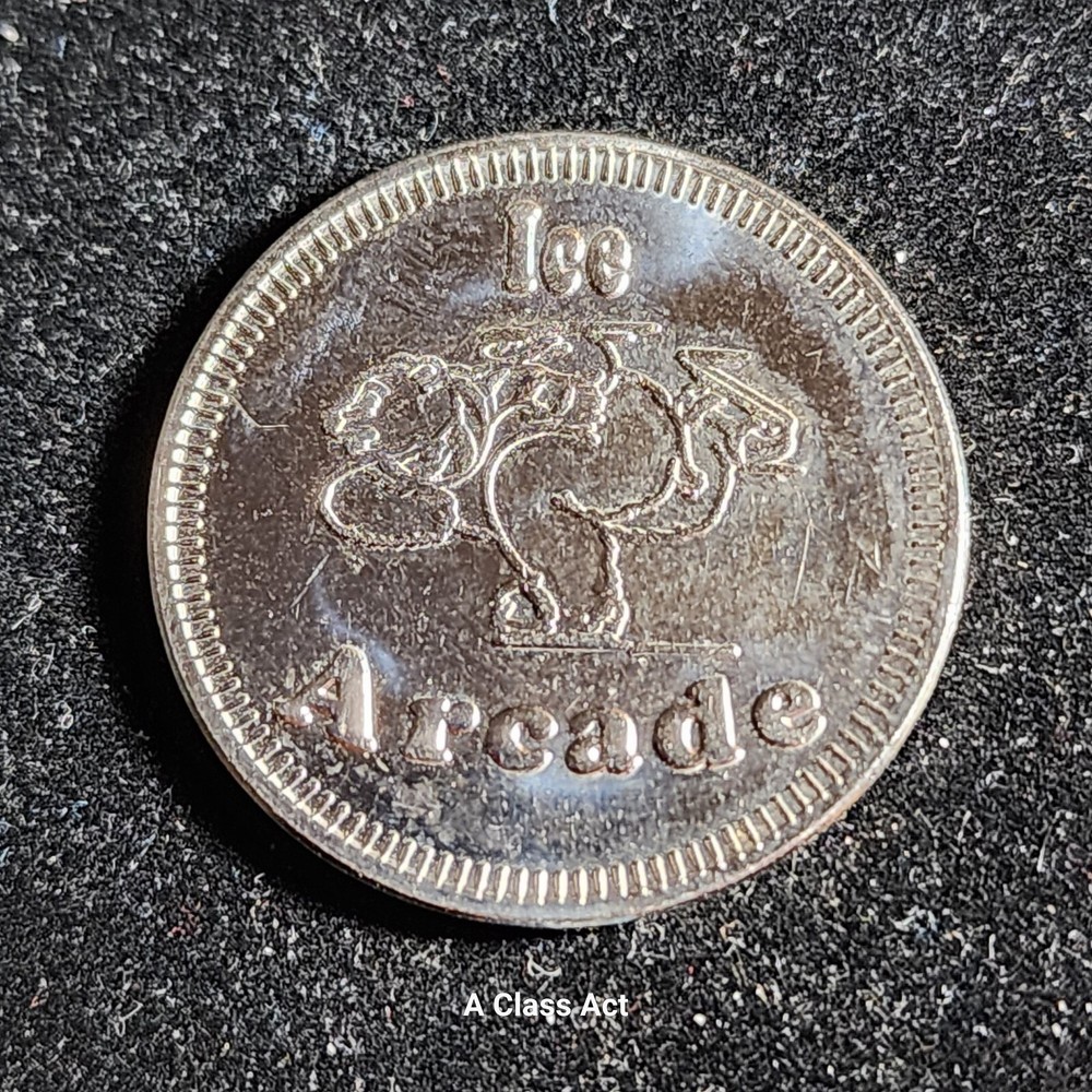 Ice Arcade Game Token. Our T5947