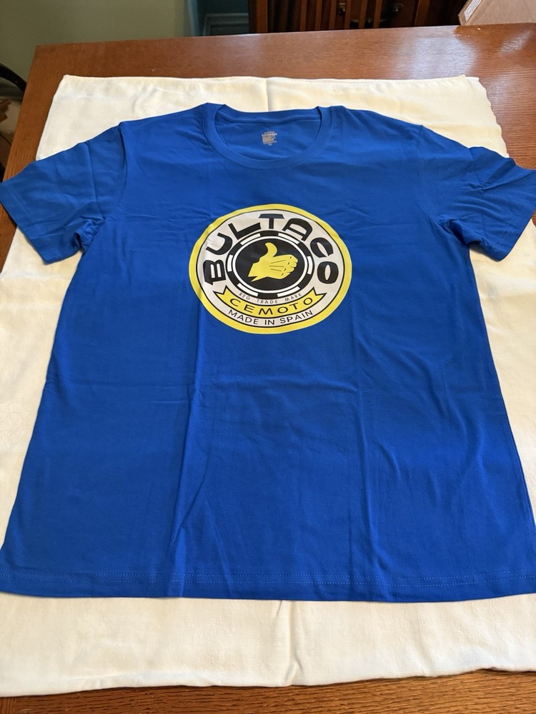 Bultaco T shirt front & back printing