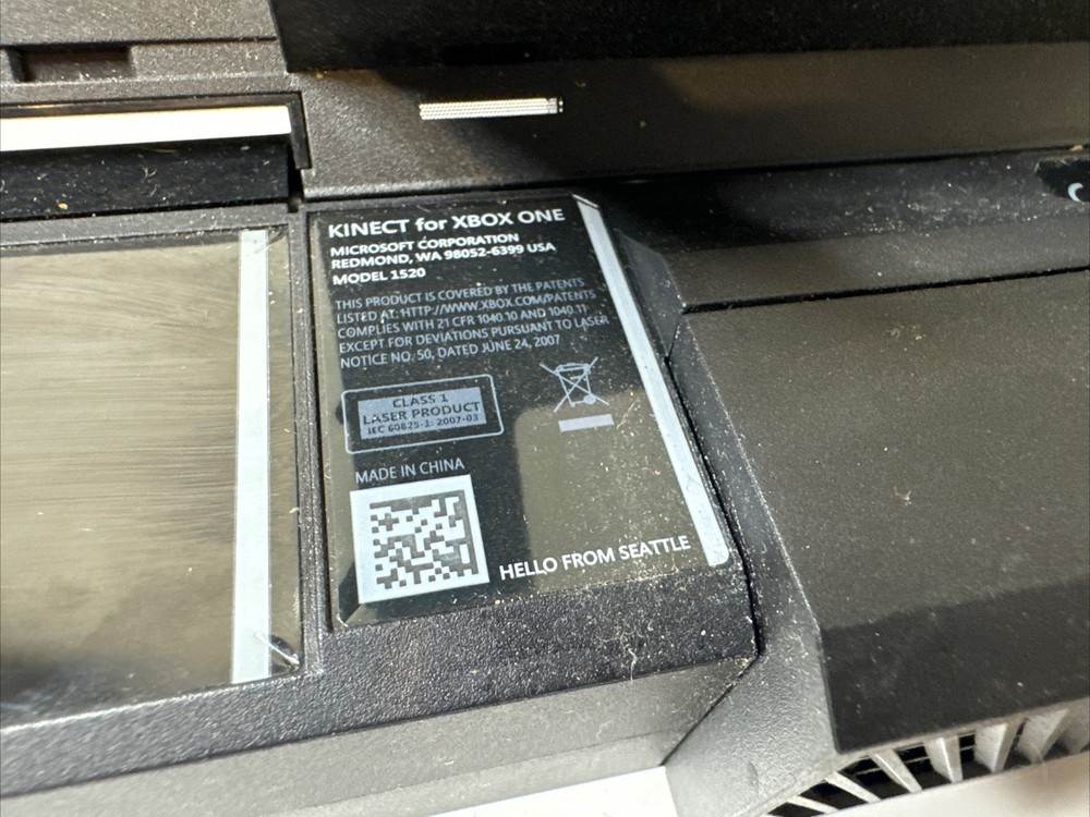 Microsoft Xbox One Kinect Wired Motion Sensor Black Model 1520 OEM