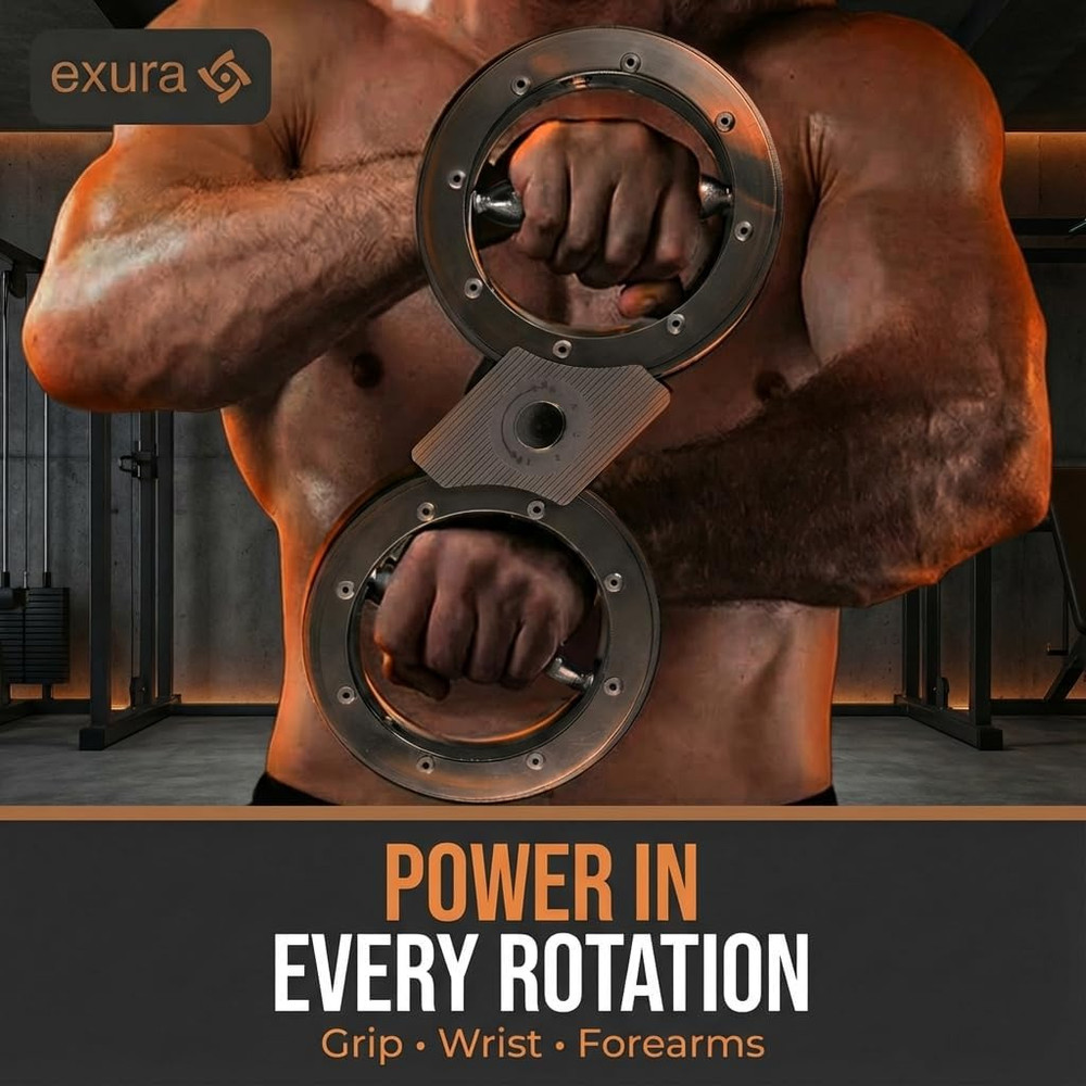 Forearm Exerciser - Adjustable Resistance for Rehab & Grip Training