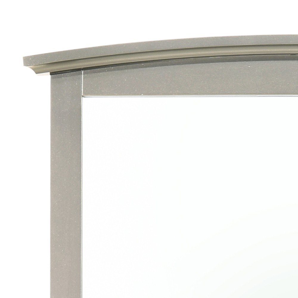 Elegant Silver Champagne Wall Mirror