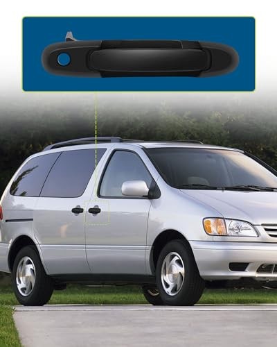 Exterior Door Handle Front Passenger Side Replacement for 1998-2003 for
