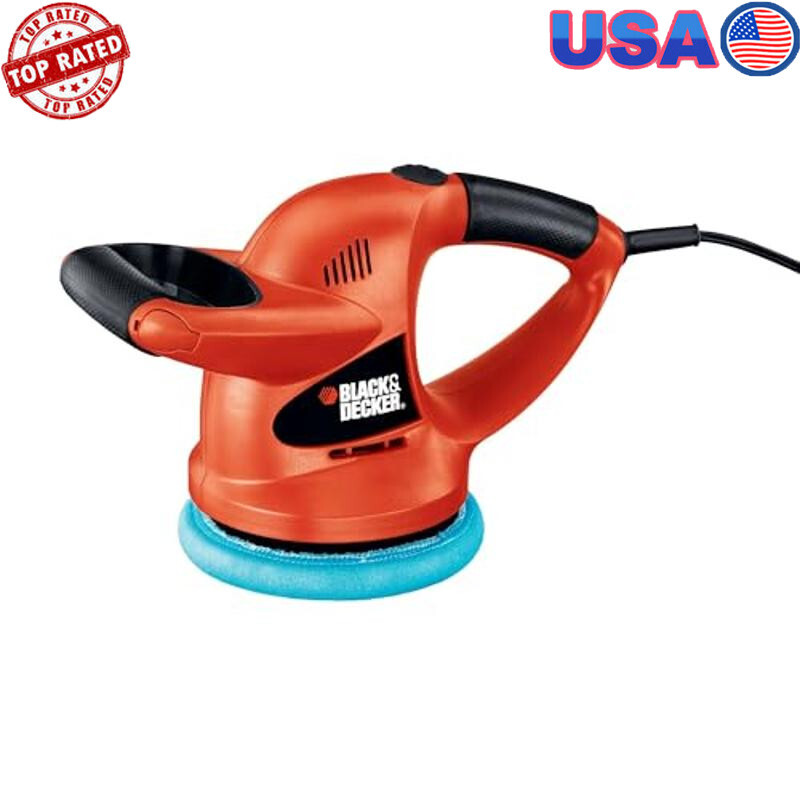 Orbital Car Buffer Polisher Variable Speed 10 ft Cord Foam Applicator Kit New