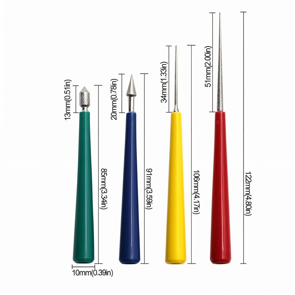 Set of 4 Eggshell Reamer Tools