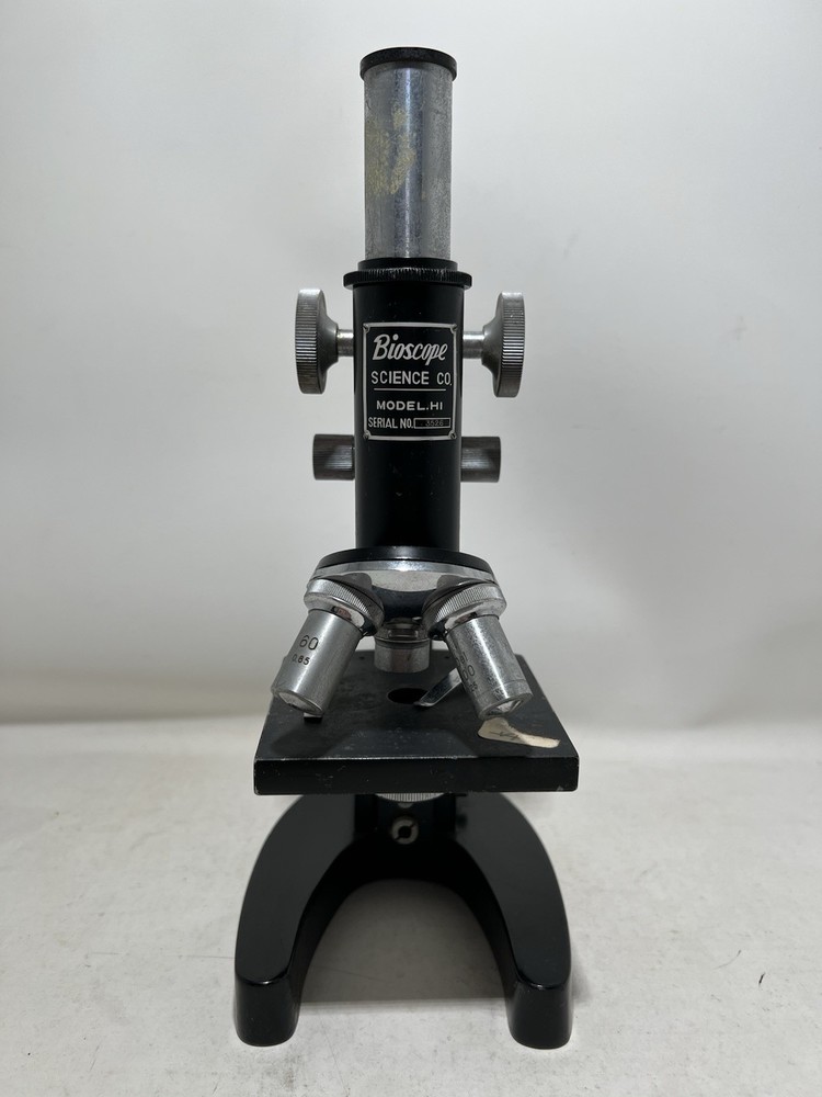 Bishops Science Co. Microscope - Model HI with Coverslips and Slides