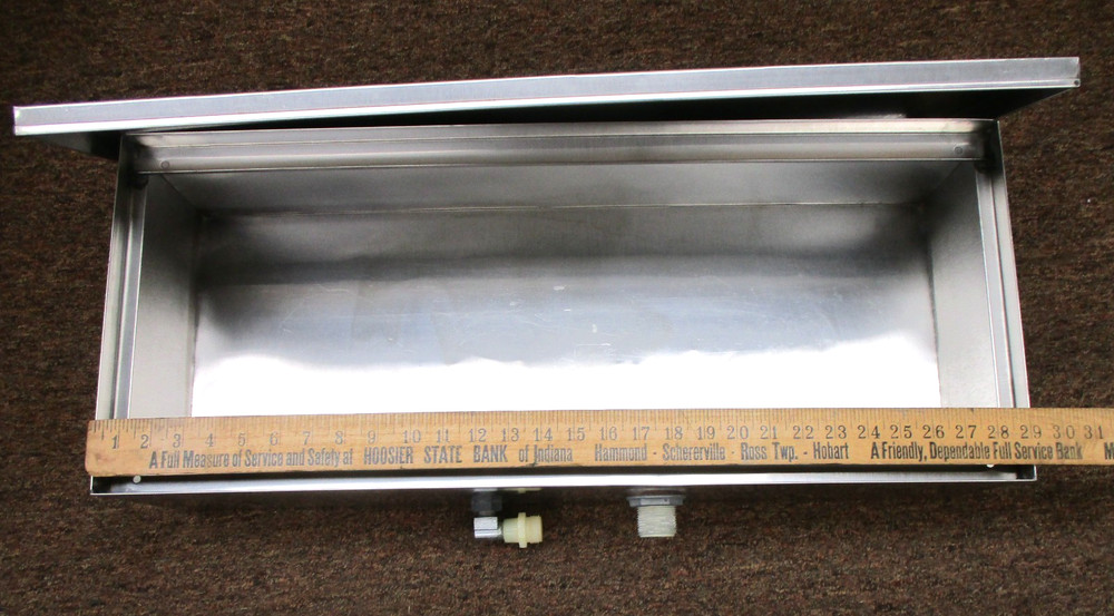 29" stainless developing/processing tank with 4 baskets 4X5 film & lid CLEAN