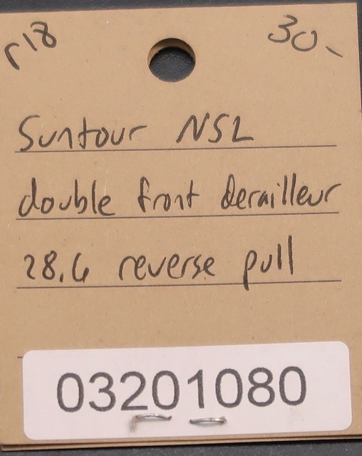 Suntour NSL alloy front derailleur 28.6 reverse pull rapid rise
