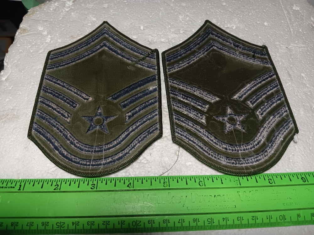 U.S. Air Force Subdued 4" Chevrons- Senior Master Sergeant (22-1237)