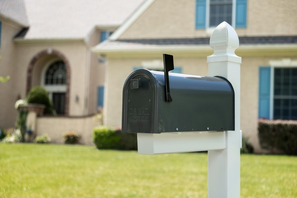 Architectural Mailboxes Whitley Post, Code A/B/C, WP000WAM, White
