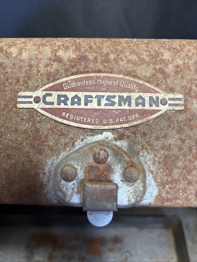 1950’s Craftsman Tool Box Vintage 14”