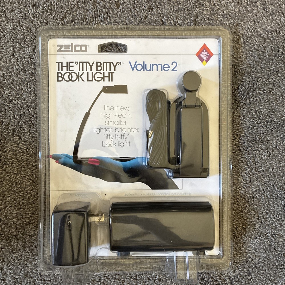 Vintage Zelco, The Itty-Bitty Book Light Volume Two, Brand New!!
