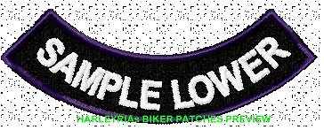 MINI ROCKER UPPER OR LOWER.... BIKER PATCH