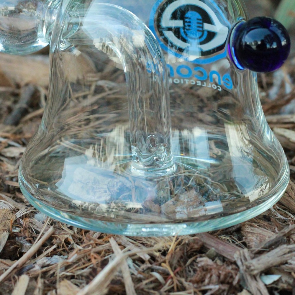 6" Mini Beaker Fixed Popped Hole Diffy Assorted Color Lip Tobacco Hookah Bong