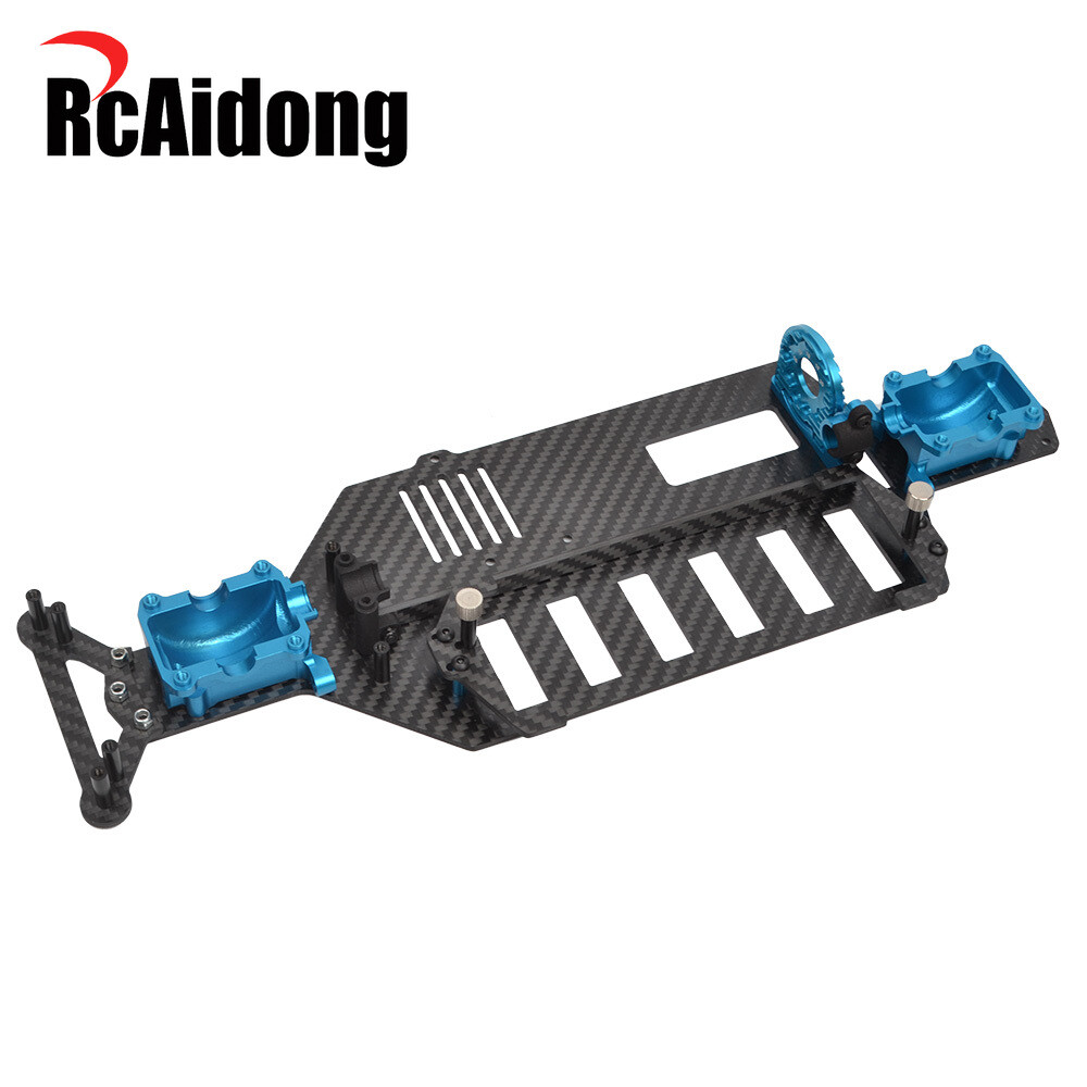 Carbon Lower Deck Case for Tamiya TT-02 TT-02FT Chassis Upgrades