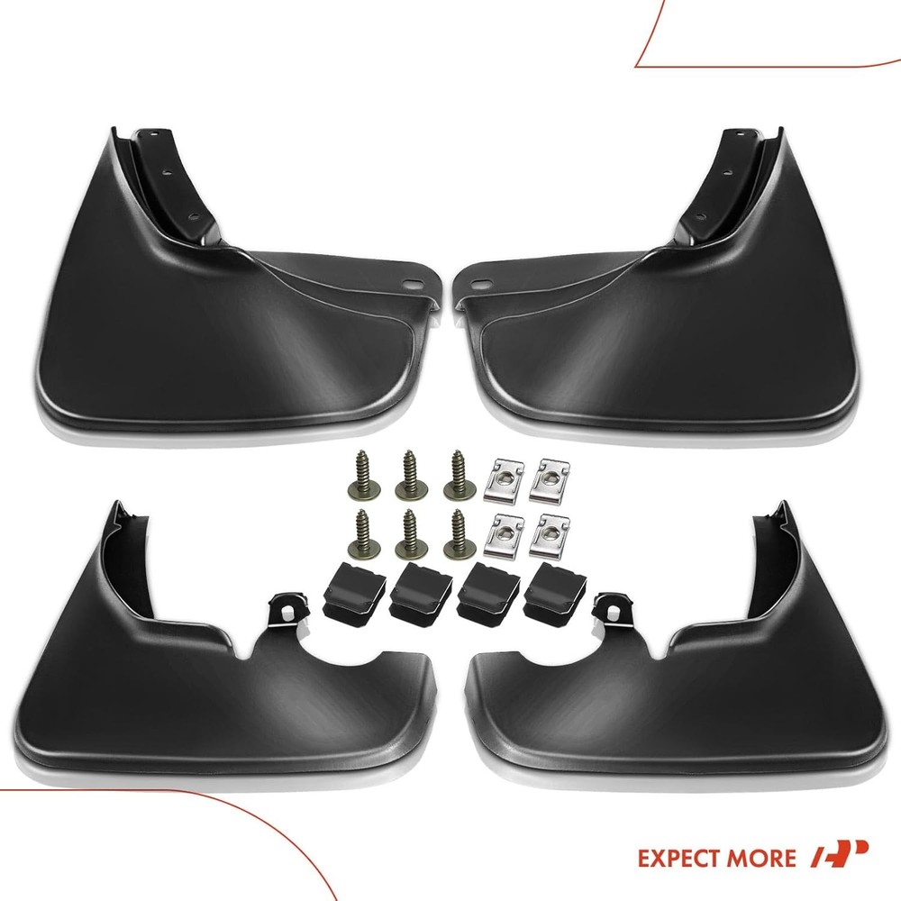 Mud Flaps Splash Guards Front and Rear Vehicle Protection