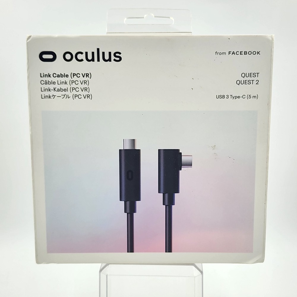 OCULUS Link Cable (PC VR) QUEST 2 USB 3 TypeC 5m (16FT) *new/sealed