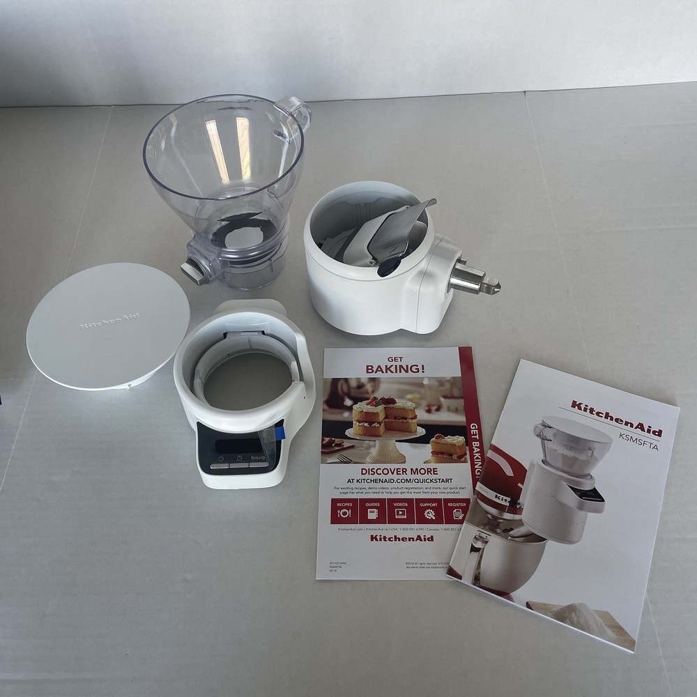 Kitchen Aid Sifter With Scale Stand Mixer Attachment Model KSMSFTA New Open Box
