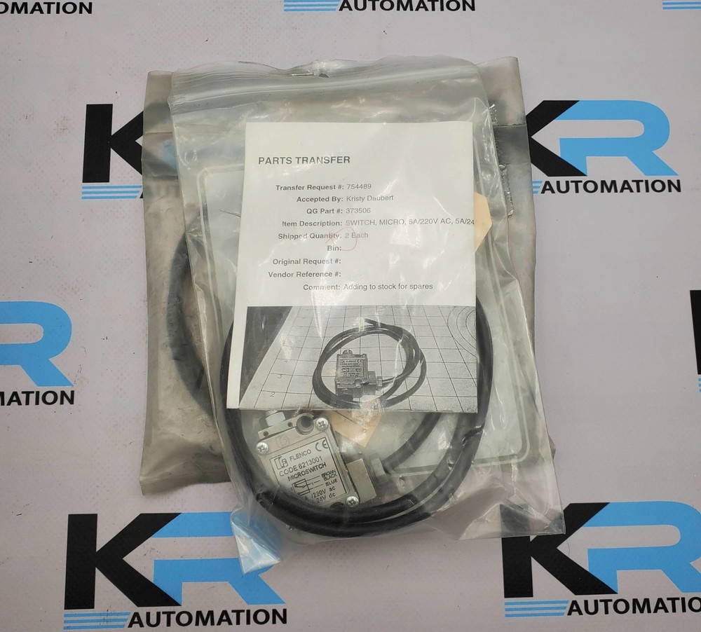Flenco 6213001 Microswitch 220VAC 24VDC 5A