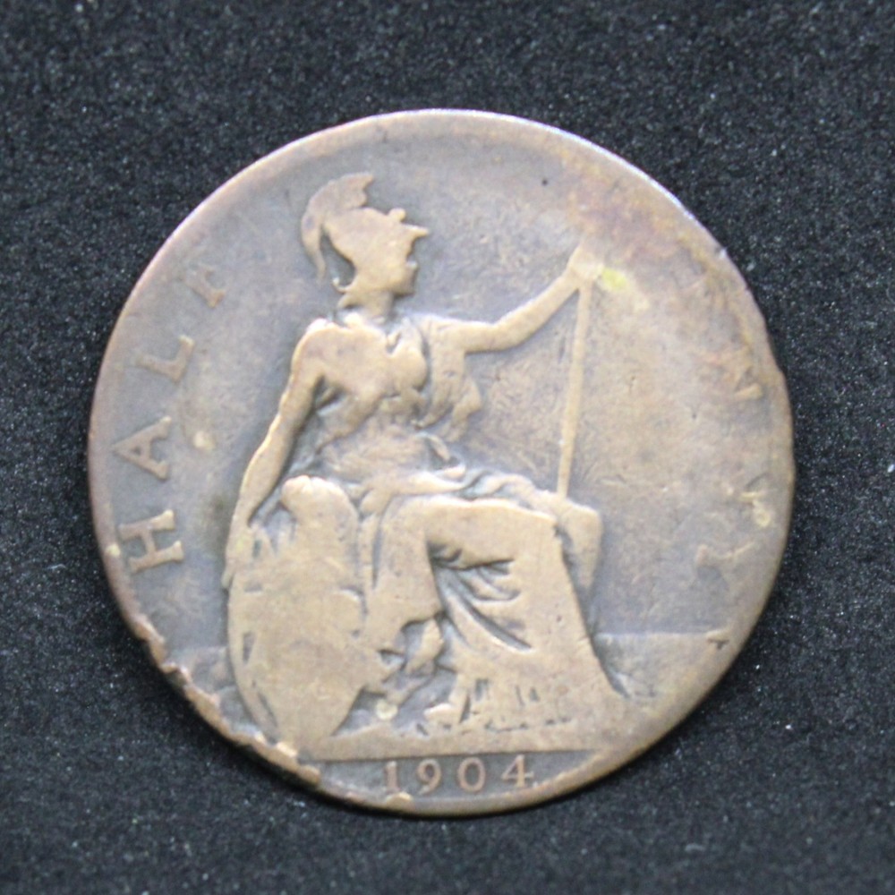 1904 Great Britain Half Penny