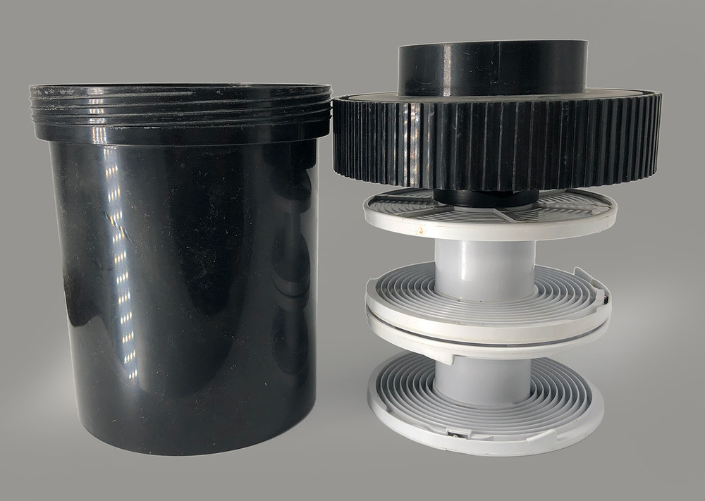 Double Reel Plastic Developing Tank, Used