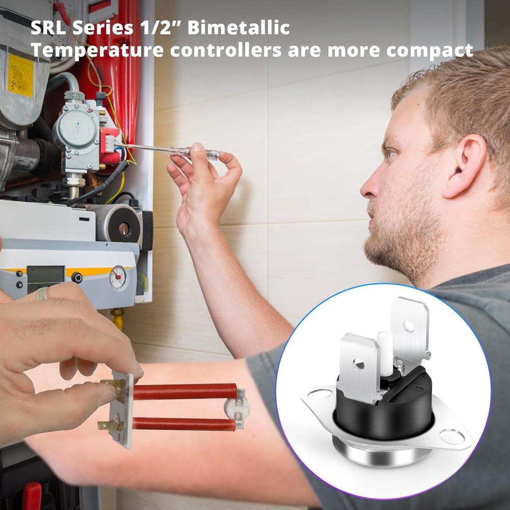 Manual Reset Limit Switch Plastic 2-Position Safety Overheat Control