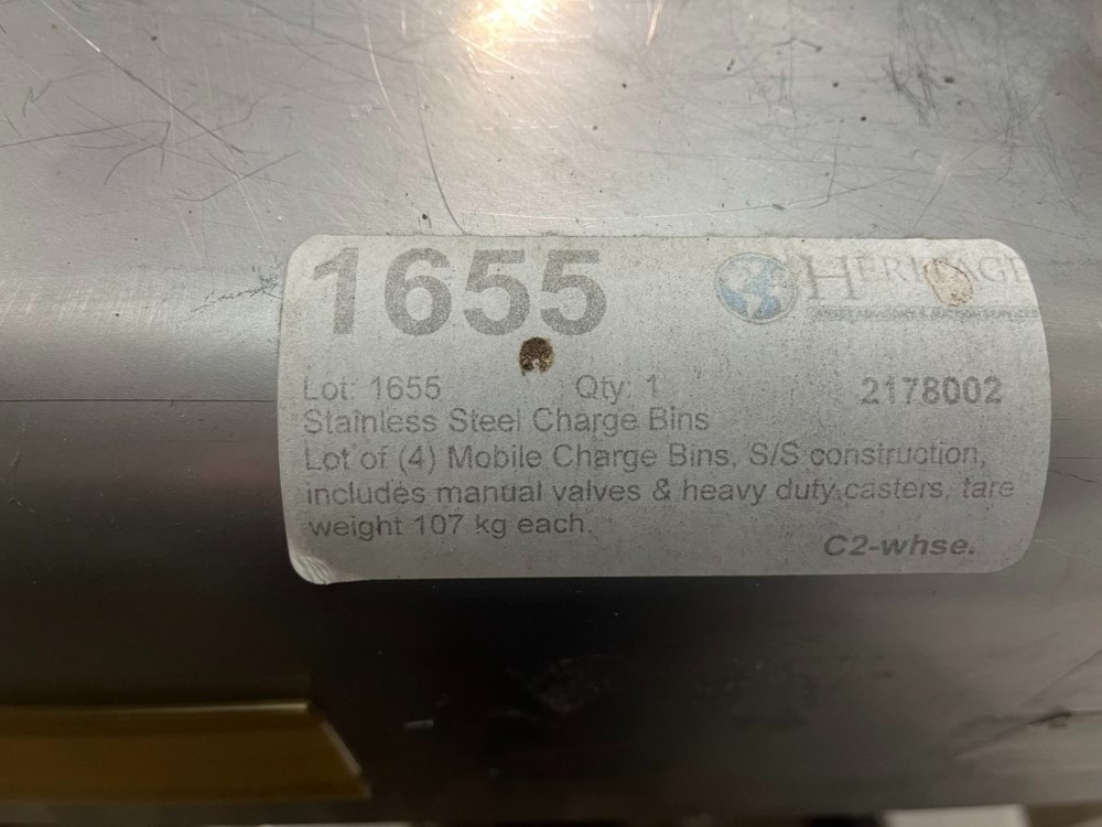 SS 10 CF Charge Tote Bin