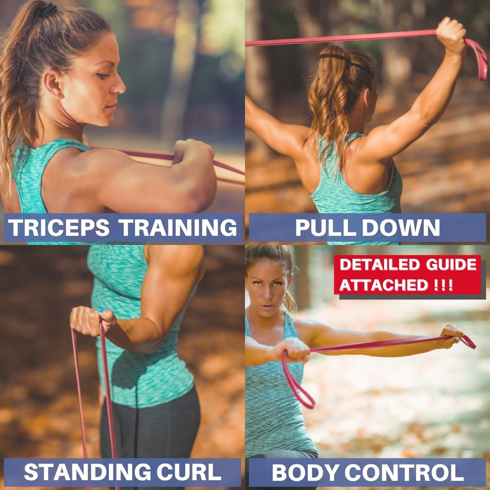 Resistance Bands for Working Out, Exercise Band, Pull Up Band, Elastic Band, ...