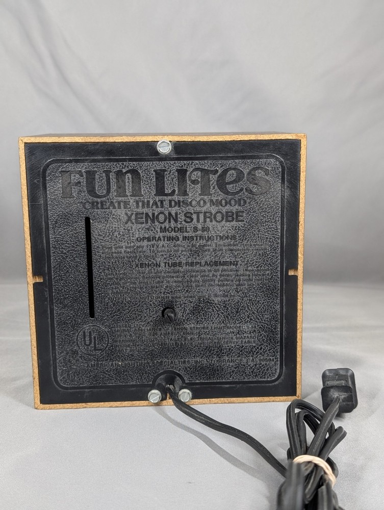 RARE 80's Fun Lite Xenon Strobe Light