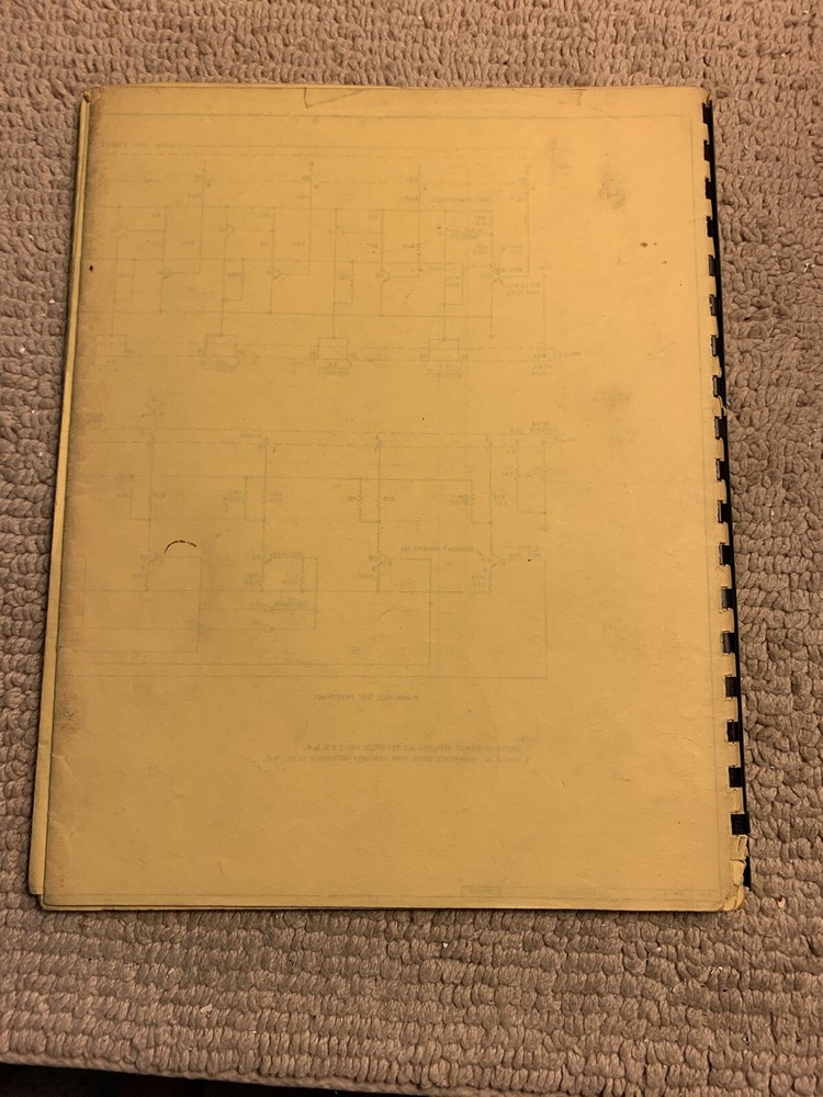 Missing Back Cover original Rapid Fire Bally pinball MACHINE manual