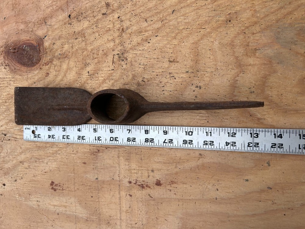 Long Pick Head Rusty Rustic no handle Original Vintage Primitive Farm Decor