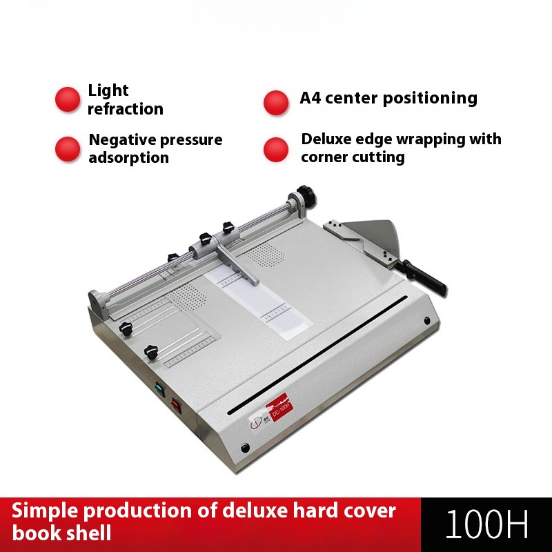 Vertical Book Cover All-in-One Machine Hemming Hard Cover Making Machine