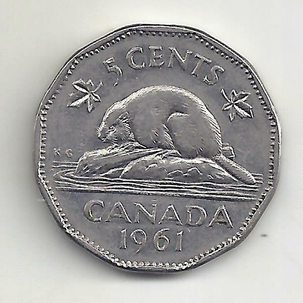 1961 Canadian Nickel