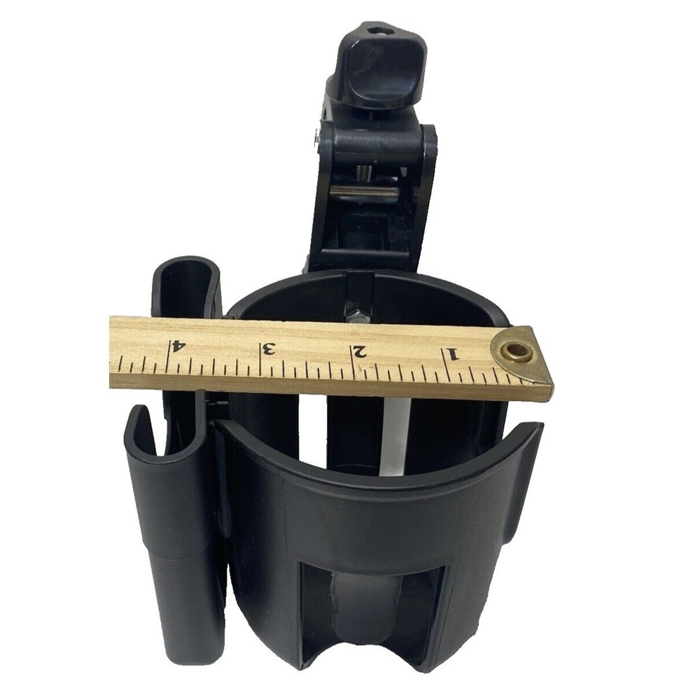 Stroller Cup Holder / Phone Holder Adjustable Grip Fits Most Strollers Universal