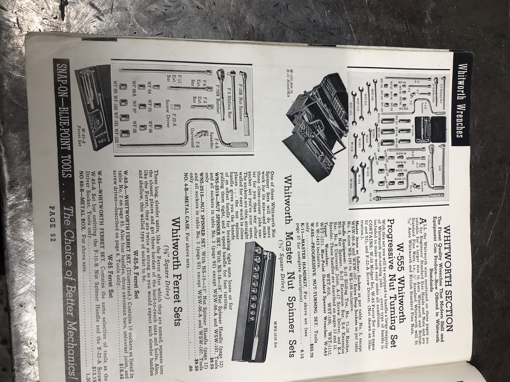 Snap-on 1939 Catalog