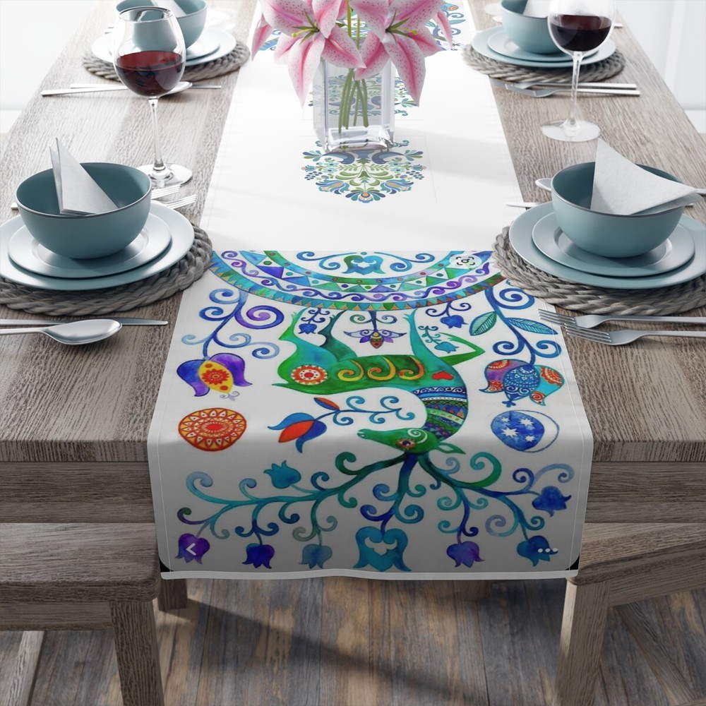 Table Runner (Cotton, Poly) Hungarian unique design