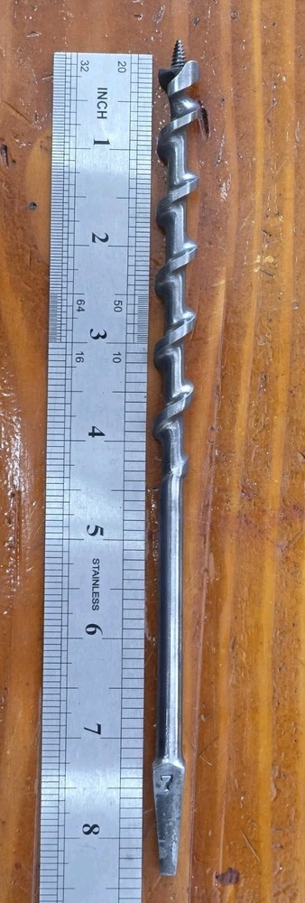 Vintage Keen Kutter No 7 Auger Bit For Drill Brace