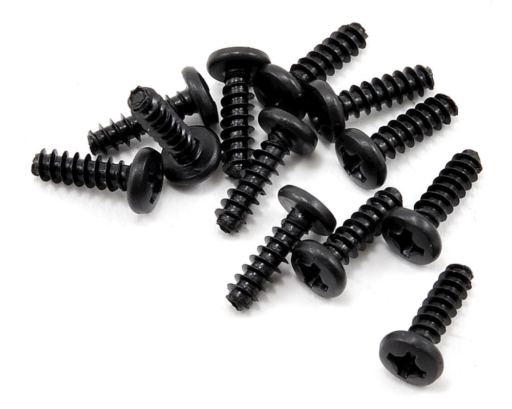 Redcat 3x10mm Button Head Self Tapping Phillips Screw (12) [RER02265]