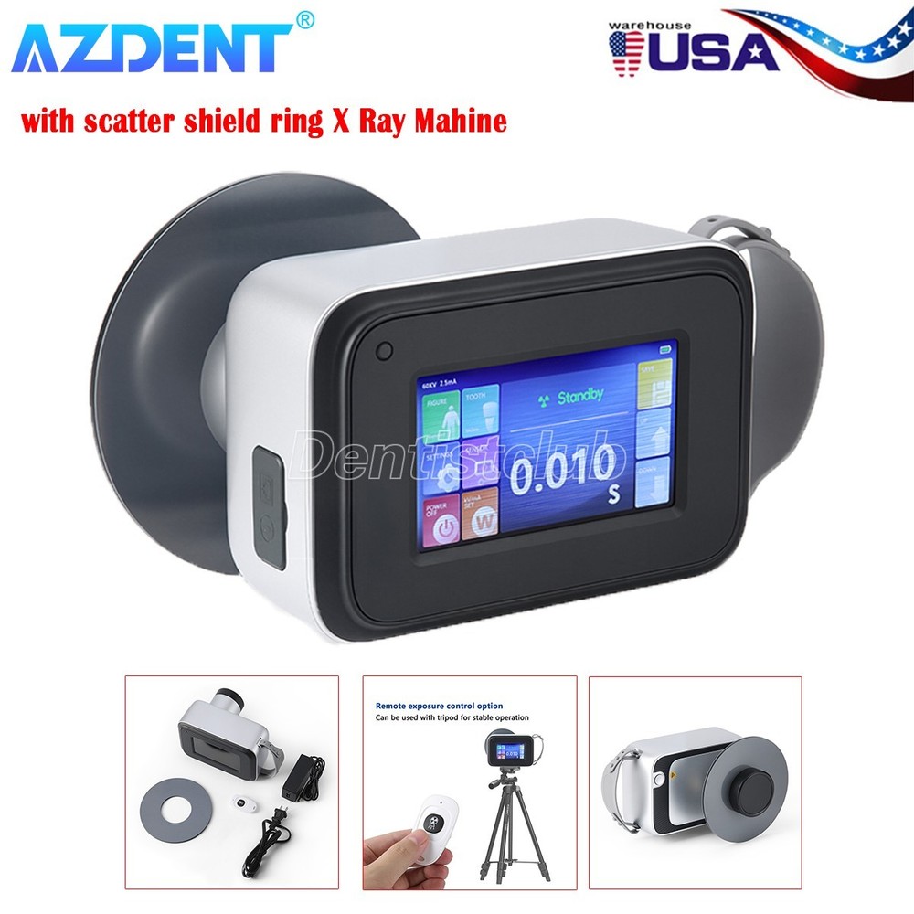 Dental Scatter Shield Protective Ring + Portable Handheld X-ray Machine / Sensor