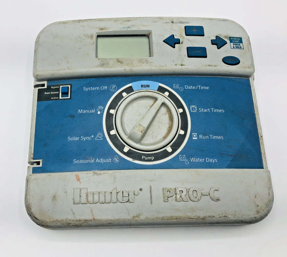 Hunter Pro-C 10 Zone Sprinkler System Controller Indoor Outdoor Irrigation Timer