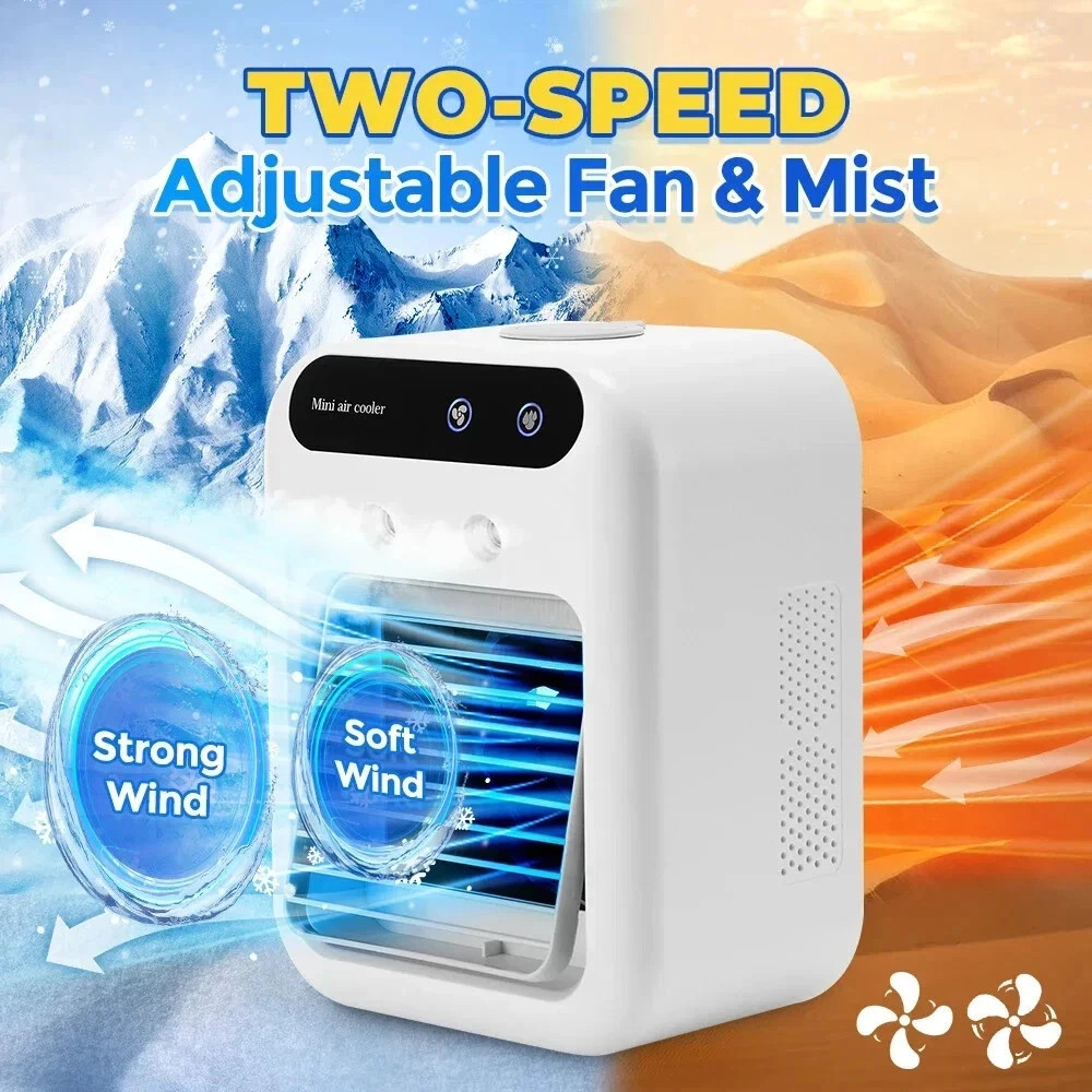 Portable Air Conditioner 3in1 Quiet AC Unit Air Cooler /Humidifier /Cooling Fan