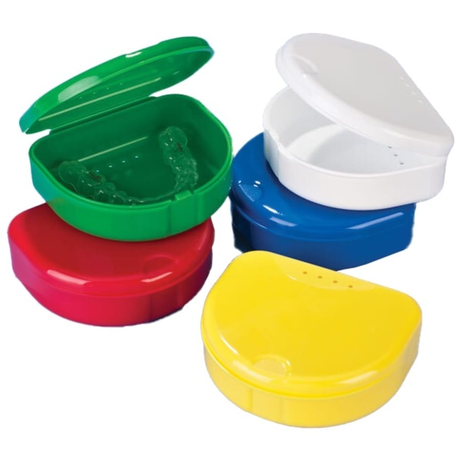Hinged Appliance Cases Bold Assorted Colors 100/Box 3/4" Deep